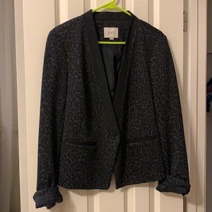 LOFT leopard blazer